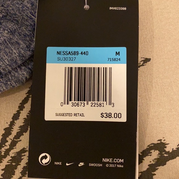 Nike Swim Men's Short Sleeve Hydroguard Rash Guard - Picture 6 of 6